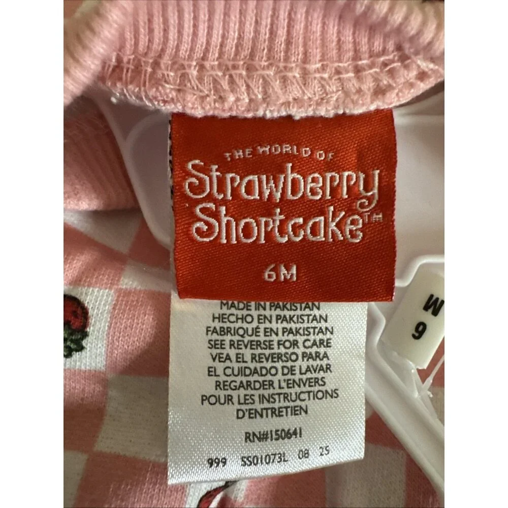 Strawberry Shortcake Infant Girls 2-Piece Top Pants Set 6 Months Pink NEW